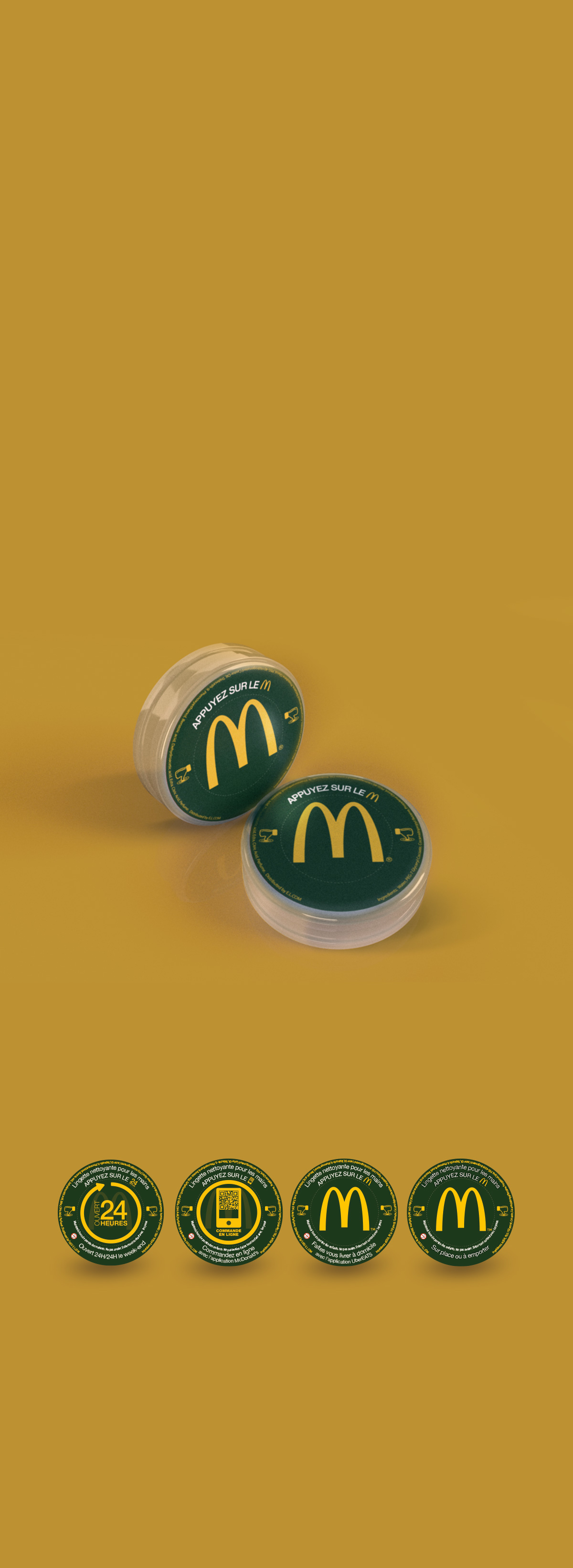 mc Donald's, Lingette, 3d, photo réalisme